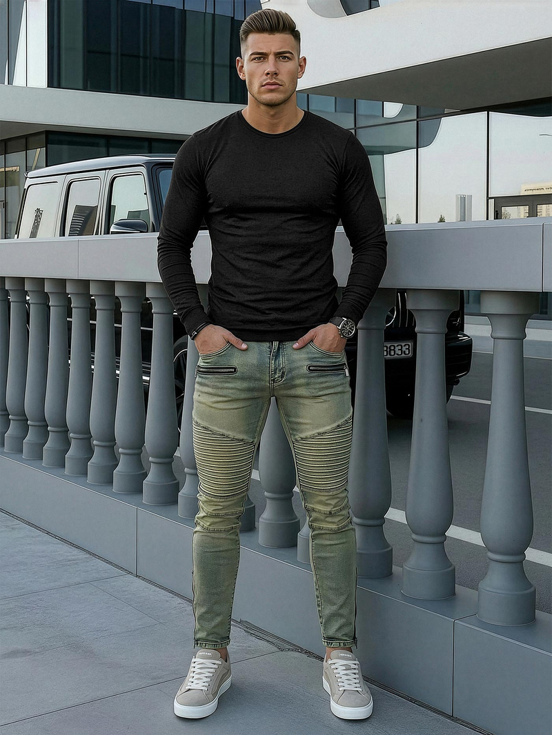 Mėlyni vyriški džinsai OZONEE O/EM8951Z