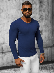 Tamsiai-Mėlynas vyriškas megztinis OZONEE NB/MMB601/5Z