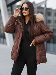 Šokoladas moteriška striukė OZONEE JS/5M3226/158Z