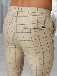 Smėlinės vyriškos chino kelnės OZONEE DJ/5522Z