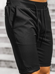 Juodi vyriški chino šortai OZONEE DJ/1001