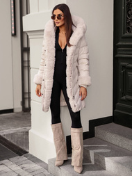 Ecru moteriška striukė OZONEE JS/5M3156/254Z