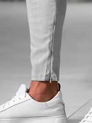 Pilkos vyriškos chino kelnės OZONEE DJ/3300Z