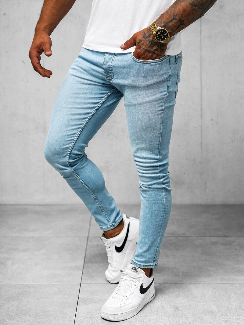 Mėlyni vyriški džinsai OZONEE O/426SP