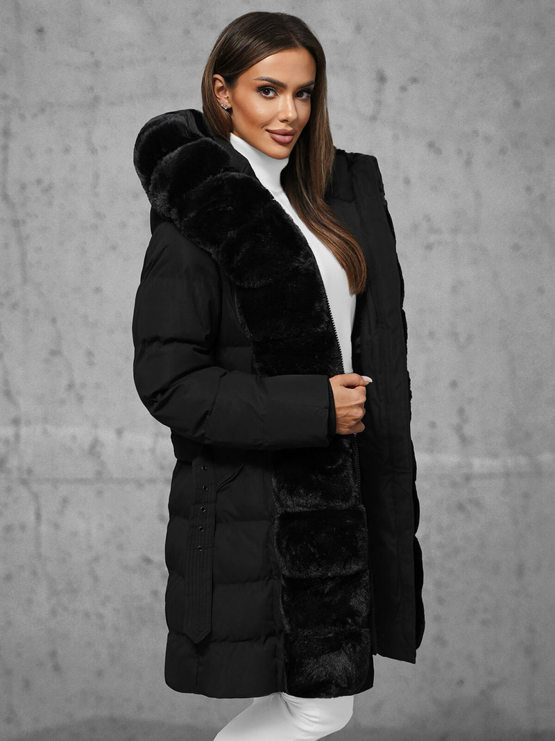 Juoda moteriška striukė OZONEE JS/5M3158/392