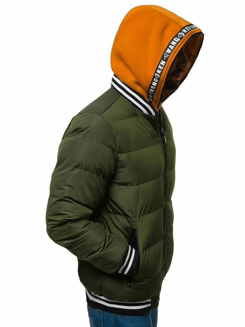 Žalia vyriška striukė OZONEE N/6900/4