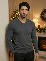 Grafitinis vyriškas megztinis OZONEE NB/MMB601/3Z