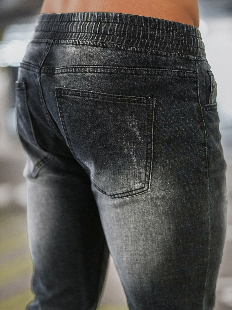 Juoda Vyriškos Jogger Stiliaus Kelnės OZONEE NB/MP0053/2N