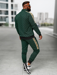 Žalias vyriškas sportinis kostiumas OZONEE O/FF5110AB