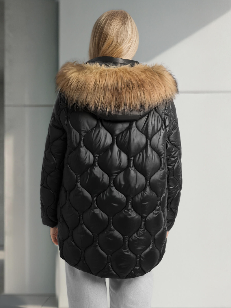 Juoda moteriška striukė OZONEE O/5M3226/392Z