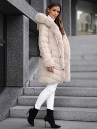 Ecru moteriška striukė OZONEE JS/5M3156/254