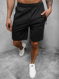 Juodi vyriški sportiniai šortai OZONEE JS/68022