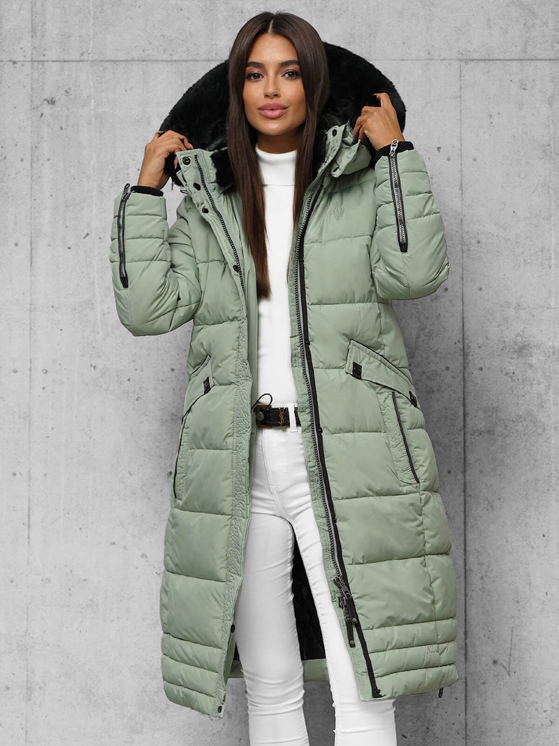 Mėtinė moteriška striukė OZONEE O/W377