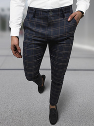 Granatinės vyriškos chino kelnės OZONEE DJ/5632