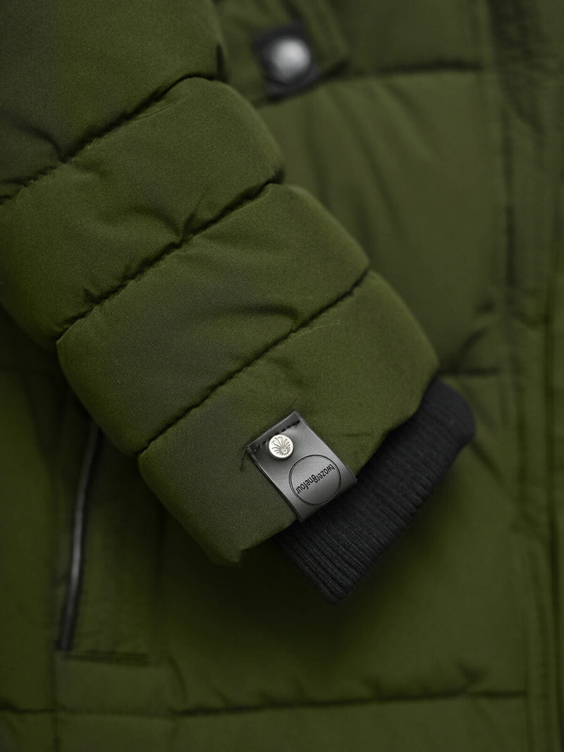 Rusvai žalsva moteriška striukė OZONEE O/W377