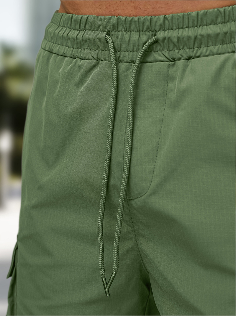 Rusvai žalsva vyriški šortai OZONEE JS/27K6538/60