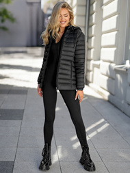 Juoda moteriška striukė OZONEE JS/16M9101/392Z