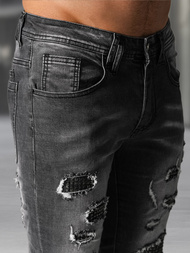 Juodai vyriški džinsai OZONEE NB/MP0152NZ