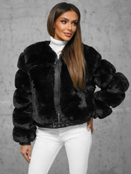 Juoda moteriška striukė OZONEE JS/11Z8080