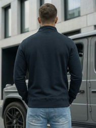 Granatinis vyriškas džemperis su užtrauktuku OZONEE JS/2002