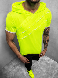 Geltonai-Neoninė vyriški marškinėliai OZONEE A/1185XZ