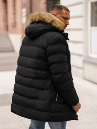 Juodi vyriška žieminė striukė OZONEE JS/5M3122/392Z