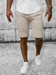 Smėliniai vyriški chino šortai OZONEE O/P4052