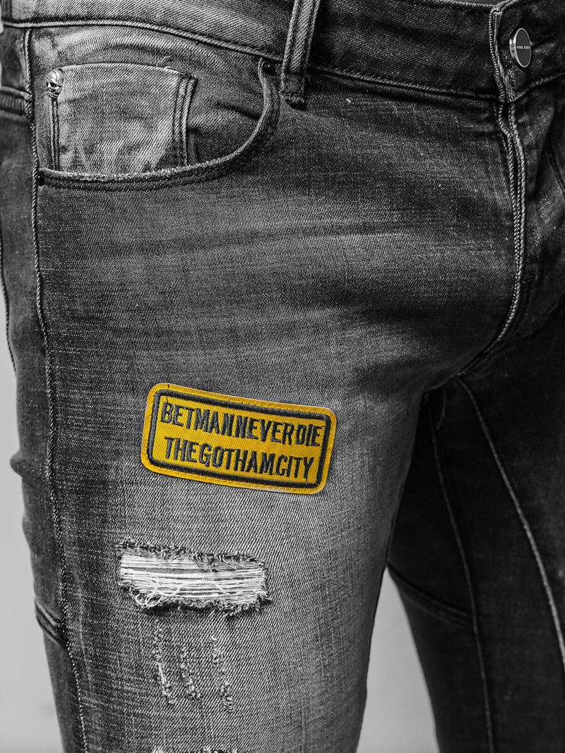 Juoda vyriški džinsai OZONEE NB/MP0047NZ