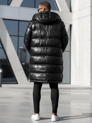 Juodas vyriška žieminė striukė OZONEE O/M3205Z