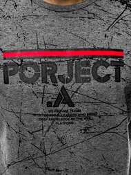 Grafitiniai vyriški marškinėliai OZONEE JS/SS10917Z