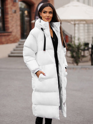 Baltas moteriška striukė OZONEE JS/5M3163/281Z