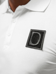 Balta vyriški polo marškinėliai OZONEE NB/MT3105Z