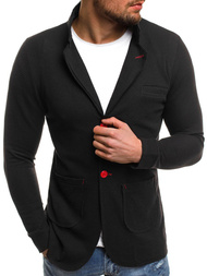 OZONEE MECH/2043 Juodas vyriškas švarkas