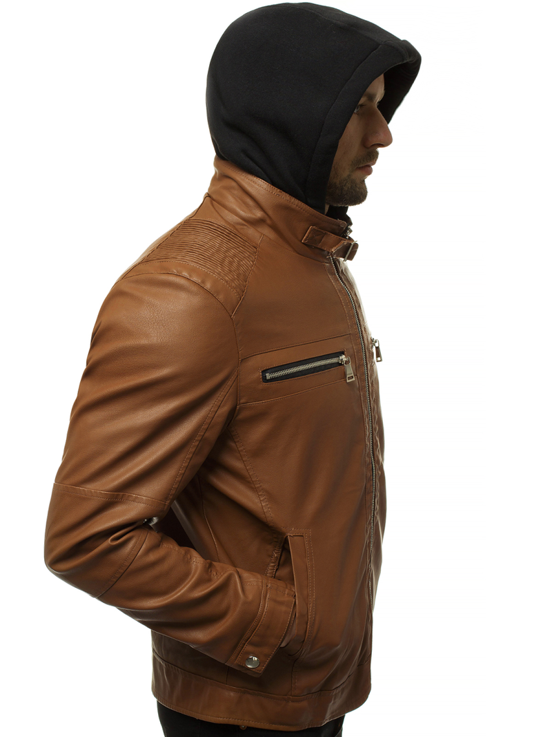 Camel vyriška odinė striukė OZONEE JB/JP1171Z