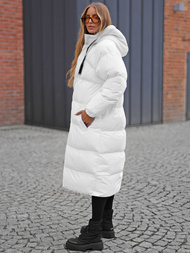 Baltas moteriška striukė OZONEE JS/5M3163/281Z