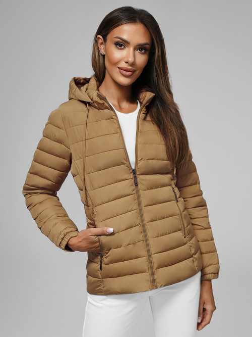Tamiai-smėlinis moteriška striukė OZONEE JS/16M9103/84