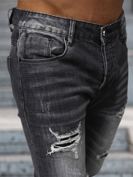 Juodai vyriški džinsai OZONEE NB/MP0075N