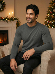 Grafitinis vyriškas megztinis OZONEE NB/MMB602/3Z