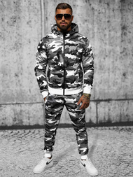 Pilkas vyriškas sportinis kostiumas OZONEE O/8B159/2