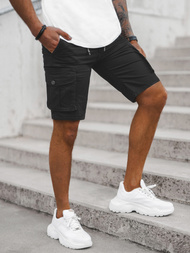 Juodi vyriški chino šortai OZONEE T/BB70010/1