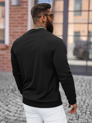 Juodas vyriškas džemperis OZONEE O/D7394Z