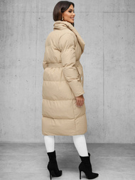 Smėlinė moteriška striukė OZONEE JS/M737/62Z