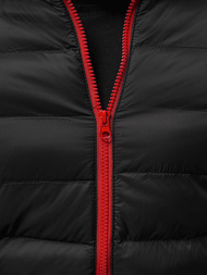 Pereinamojo laikotarpio juoda vyriška striukė/2 OZONEE JB/JP1111