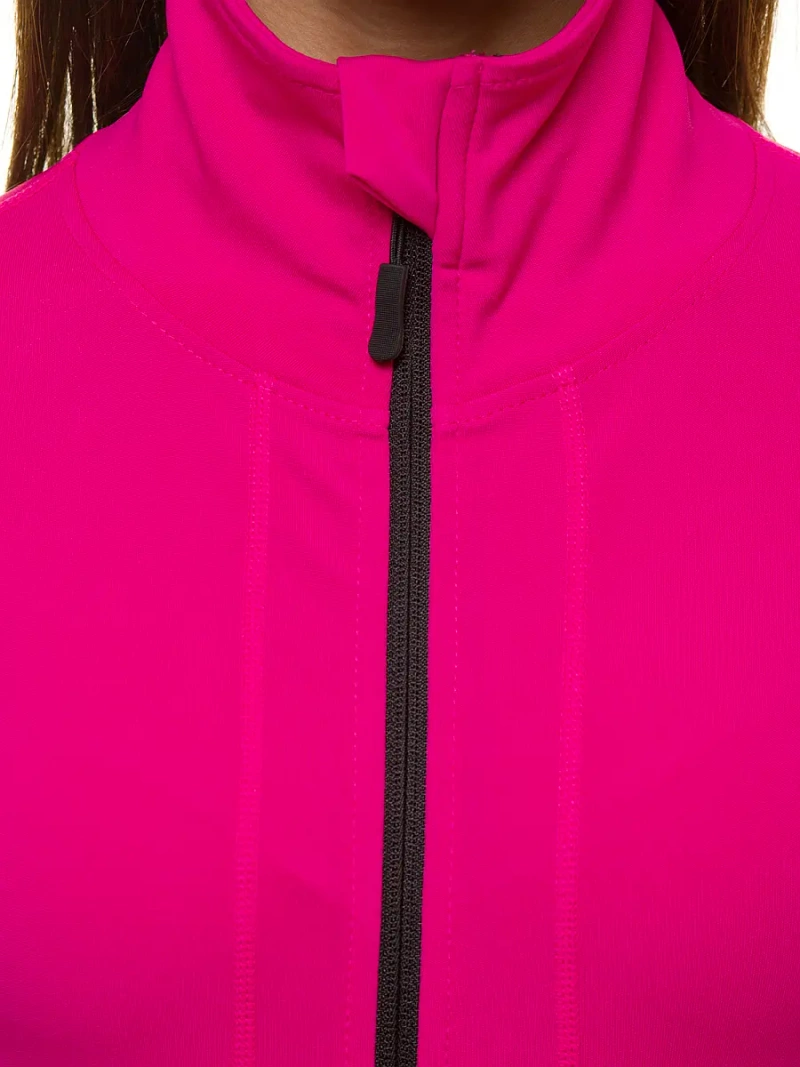 Tamsiai rožinė moteriška džemperis OZONEE JS/HD150/19