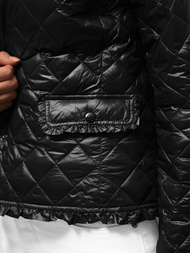 Juoda moteriška striukė OZONEE O/H956