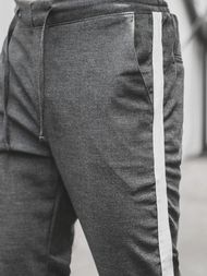  Grafitinės vyriškos chino kelnės OZONEE DJ/5529Z