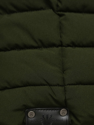 Rusvai žalsva moteriška striukė OZONEE O/W377Z