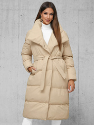 Smėlinė moteriška striukė OZONEE JS/M737/62Z