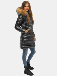 Juodai-ruda moteriška žieminė striukė OZONEE JS/M777/392B