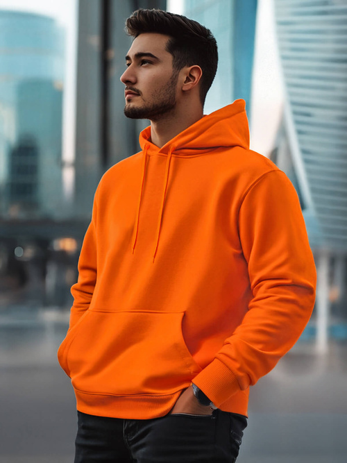 Oranžinis vyriškas džemperis OZONEE JS/2009Z